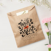 Trick or treat Halloween-Snoep Bedankzakje (Gezegeld)