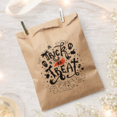 Trick or treat Halloween-Snoep Bedankzakje (Geknipt)