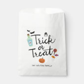Trick or treat Halloween Snoep Bedankzakje (Voorkant)