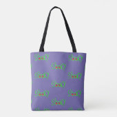 Trick or treat Halloween Snoep Canvas tas (Achterkant)