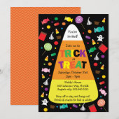 Trick or treat Halloween Snoep Kaart (Voorkant / Achterkant)