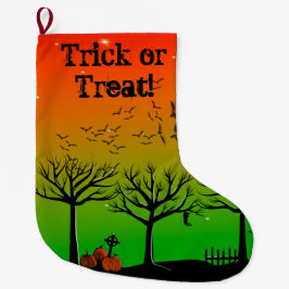 Trick or treat Halloween snoep loot zak Grote Kerstsok