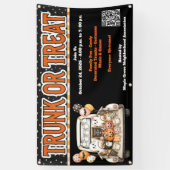 Trick-or-Treat Halloween Spandoek (Verticaal)