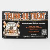 Trick-or-Treat Halloween Spandoek (Horizontaal)
