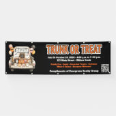 Trick-or-Treat Halloween Spandoek (Horizontaal)