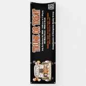 Trick-or-Treat Halloween Spandoek (Verticaal)