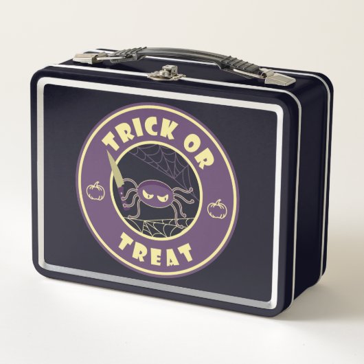 Trick or treat halloween spin Starbucks-stijl (Voorkant)