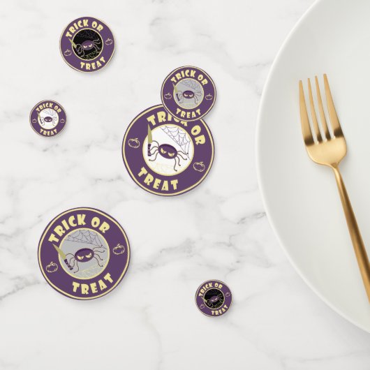 Trick or treat halloween spin Starbucks-stijl Confetti (Groep)