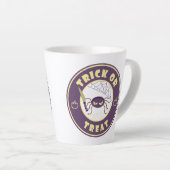 Trick or treat halloween spin Starbucks-stijl Latte Mok (Rechterhoek)