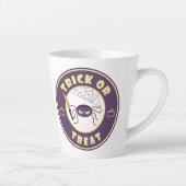 Trick or treat halloween spin Starbucks-stijl Latte Mok (Rechts)