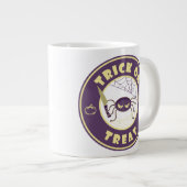 Trick or treat halloween spin Starbucks stijl M Grote Koffiekop (Voorkant rechts)