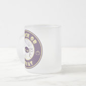 Trick or treat halloween spin Starbucks-stijl Matglas Koffiemok (Voorkant links)