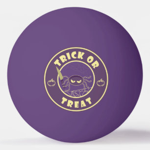 Trick or treat halloween spin Starbucks-stijl Pingpongbal