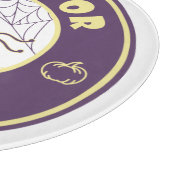 Trick or treat halloween spin Starbucks-stijl Snijplank (Hoek)