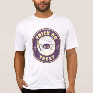 Trick or treat halloween spin Starbucks stijl T- T-shirt