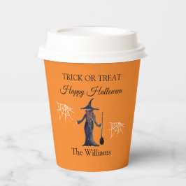 Trick or treat Halloween Spinnen Webs Spooky Witch Papieren Bekers