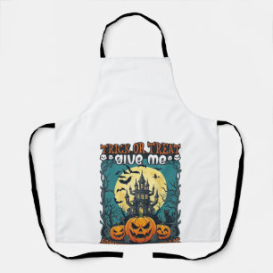 Trick Or Treat Halloween Spokenhuis Pompoenen Ma Schort
