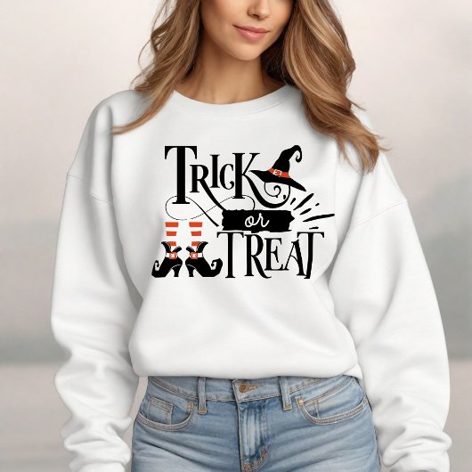 Trick or treat Halloween Spooky Schattigee Heks Trui