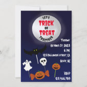 Trick or treat Halloween spooky snoep Kaart (Voorkant)