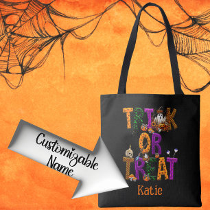 Trick or treat Halloween  Spooky Tote Bag