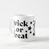 Trick or treat Halloween Stars & Crescent Moon Koffiemok (Voorkant links)