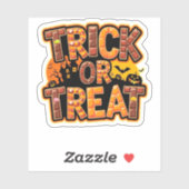 Trick or Treat halloween Sticker (Vel)
