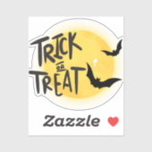 Trick or treat halloween sticker (Vel)
