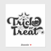 Trick or treat Halloween Sticker (Vel)