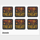 Trick or treat Halloween stickers (Vel)