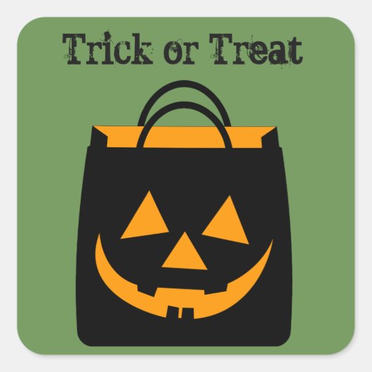 Trick or treat Halloween stickers (Voorkant)