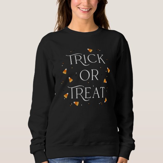 Trick or treat Halloween Sweatshirt (Voorkant)