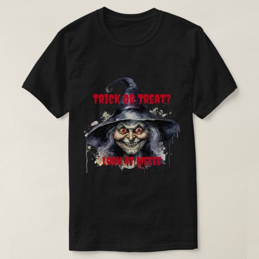 Trick or Treat - Halloween T-shirt (Design voorkant)