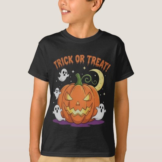 Trick or Treat Halloween T-shirt (Voorkant)