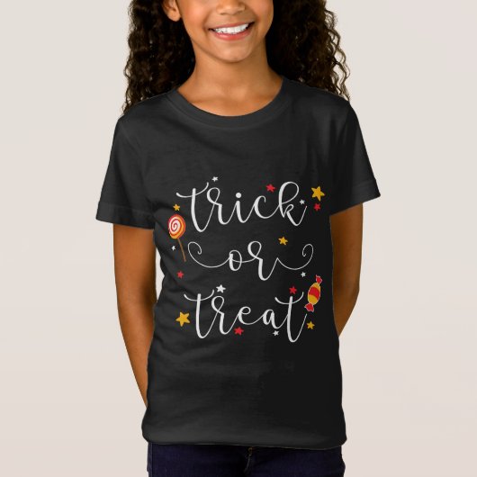trick or treat Halloween T-shirt (Voorkant)