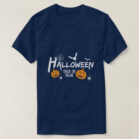 Trick or Treat Halloween T-Shirt (Design voorkant)