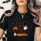 Trick or Treat: Halloween T-Shirt with Pumpkins an