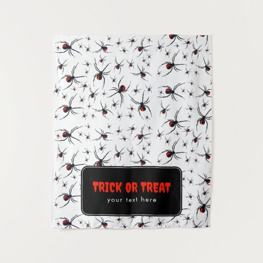 Trick or treat Halloween Tafel Hanging Banner Wandkleed (Voorkant)