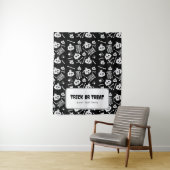 Trick or treat Halloween Tafel Hanging Banner Wandkleed (In situ)