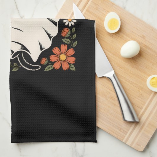 Trick or Treat Halloween Theedoek (Quarter Fold)