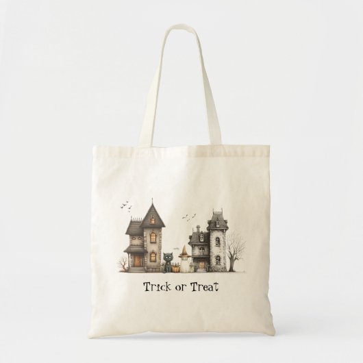 Trick or Treat Halloween Tote Bag (Voorkant)