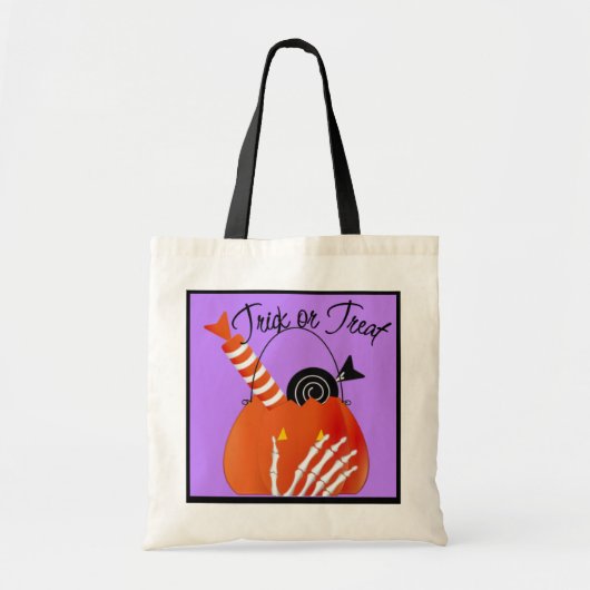 Trick or Treat Halloween Tote Bag (Voorkant)
