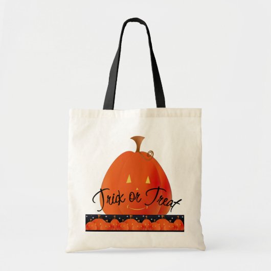 Trick or Treat Halloween Tote Bag (Voorkant)