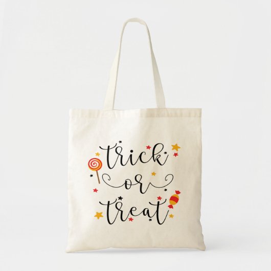 trick or treat halloween tote bag (Voorkant)