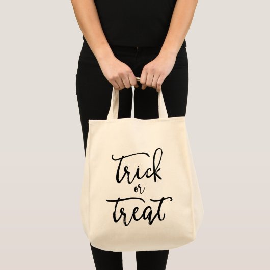 Trick Or Treat Halloween Tote Bag (Voorkant (product))