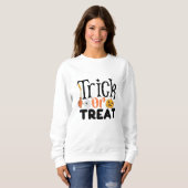 Trick Or Treat Halloween Trui (Voorkant volledig)