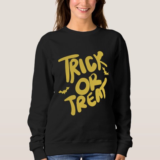 Trick or Treat Halloween Trui (Voorkant)