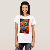 Trick or treat Halloween Tshirt (Voorkant volledig)
