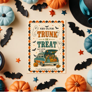 Trick-or-Treat Halloween Uitnodiging