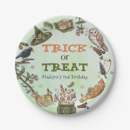 Trick or treat Halloween Verjaardag Papier Bord