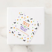 Trick or treat Halloween Verjaardag thema gunst ta Bedankjes Labels (In situ)